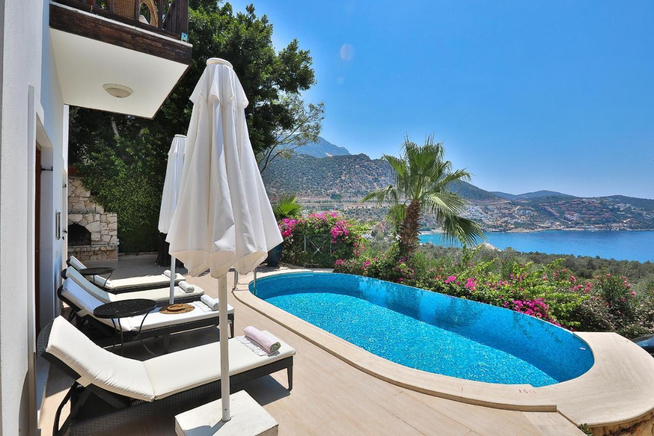 Stunning Seaviews Villa Kalkan Exterior foto